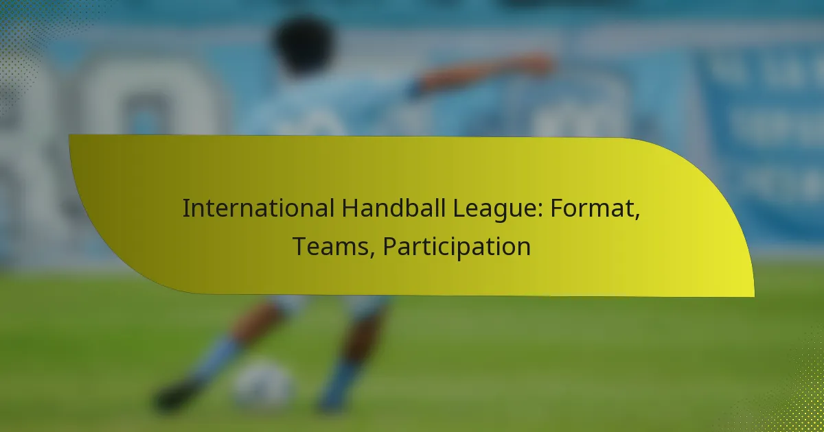 International Handball League: Format, Teams, Participation