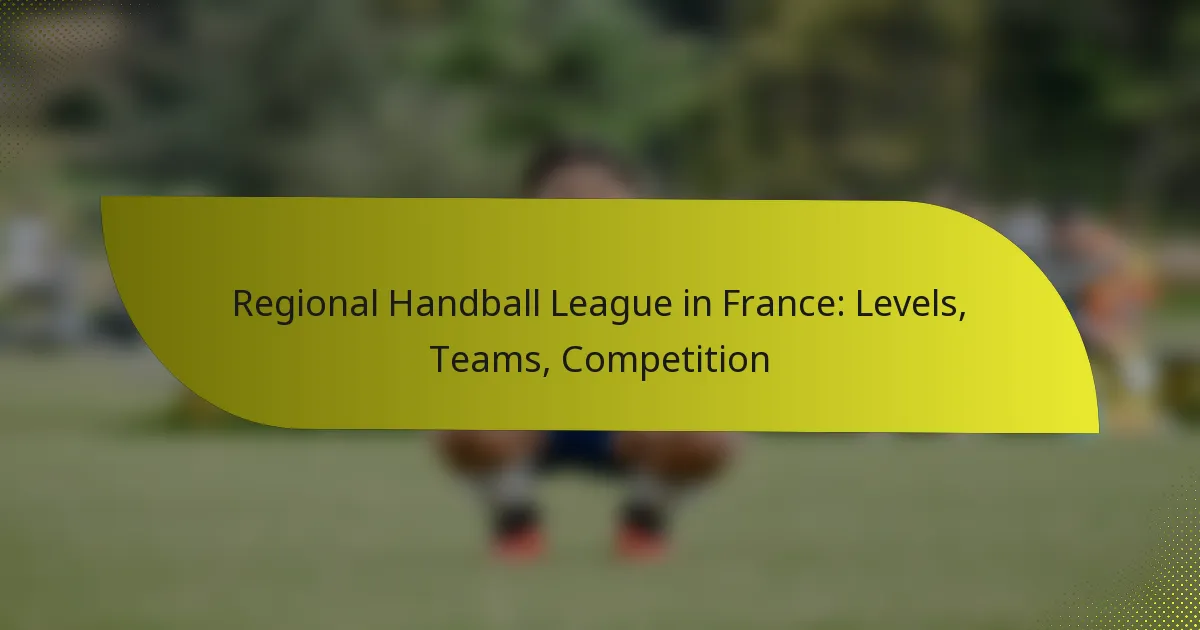 Regional Handball League in France: Levels, Teams, Competition