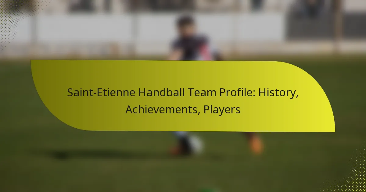 Saint-Etienne Handball Team Profile: History, Achievements, Players