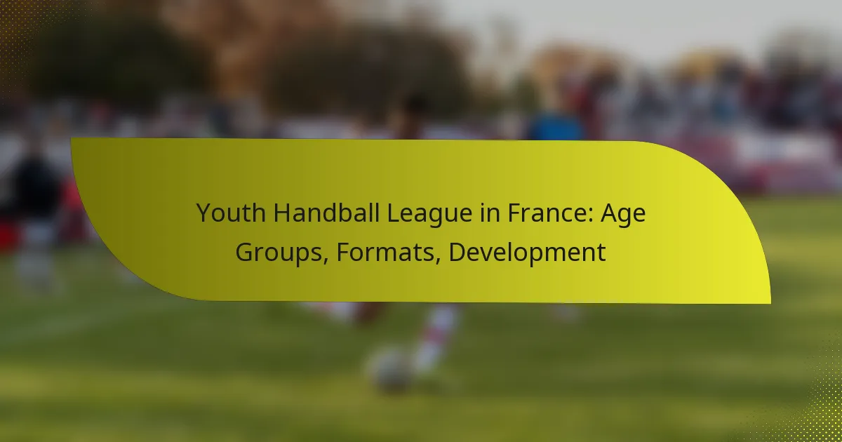 Youth Handball League in France: Age Groups, Formats, Development